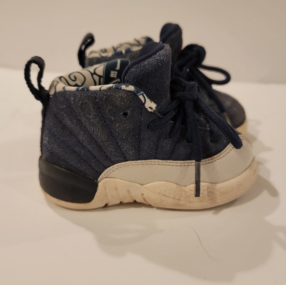 JORDAN 12 XII Retro (TD) International Flight BV8019-445 Sneakers us 5 c - Picture 3 of 10